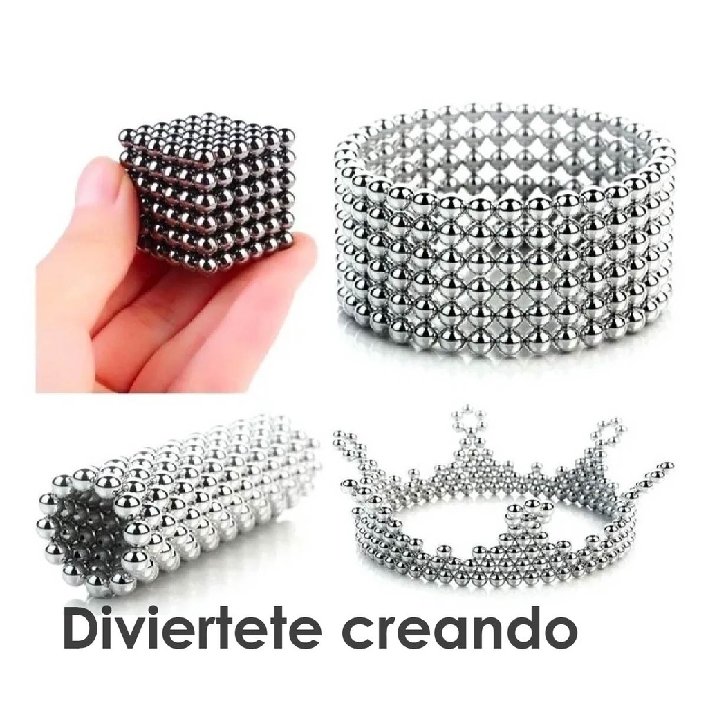 Bolas magnéticas (Verde metálico)