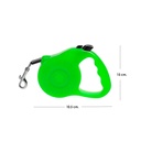 Correa retráctil para perro (Verde)