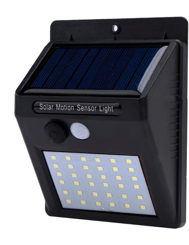 4 Lámparas solares con 30 leds (100)