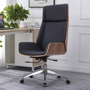 Silla para oficina respaldo café   MR-04A