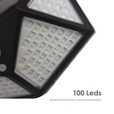 Lámpara solar 100 leds
