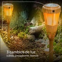 Lámpara solar 40 leds tipo antorcha tiki