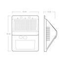 Lámpara solar panel integrado 30 leds 100