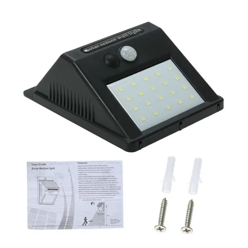 Lámpara solar panel integrado 30 leds 100