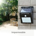 Lámpara solar panel integrado 30 leds 30