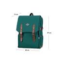 Mochila escolar vintage Verde