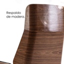 Silla para oficina respaldo café   MR-04A