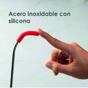 Popotes con silicona