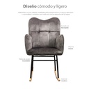 Silla mecedora london/GrisO