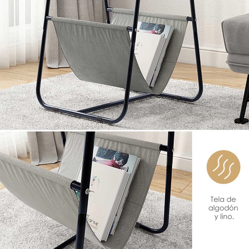 Mesa Auxiliar Moderna con revistero