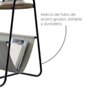 Mesa Auxiliar Moderna con revistero
