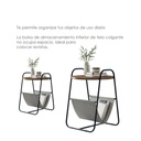 Mesa Auxiliar Moderna con revistero