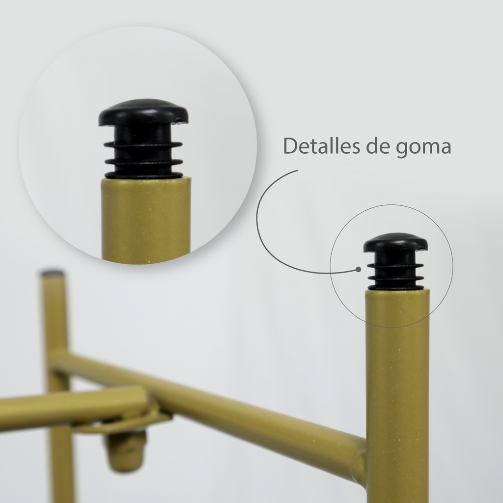 Mesa auxiliar 2 niveles moderna Soporte para macetas (60cm alto)