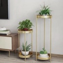 Mesa auxiliar 2 niveles moderna Soporte para macetas (90cm alto)