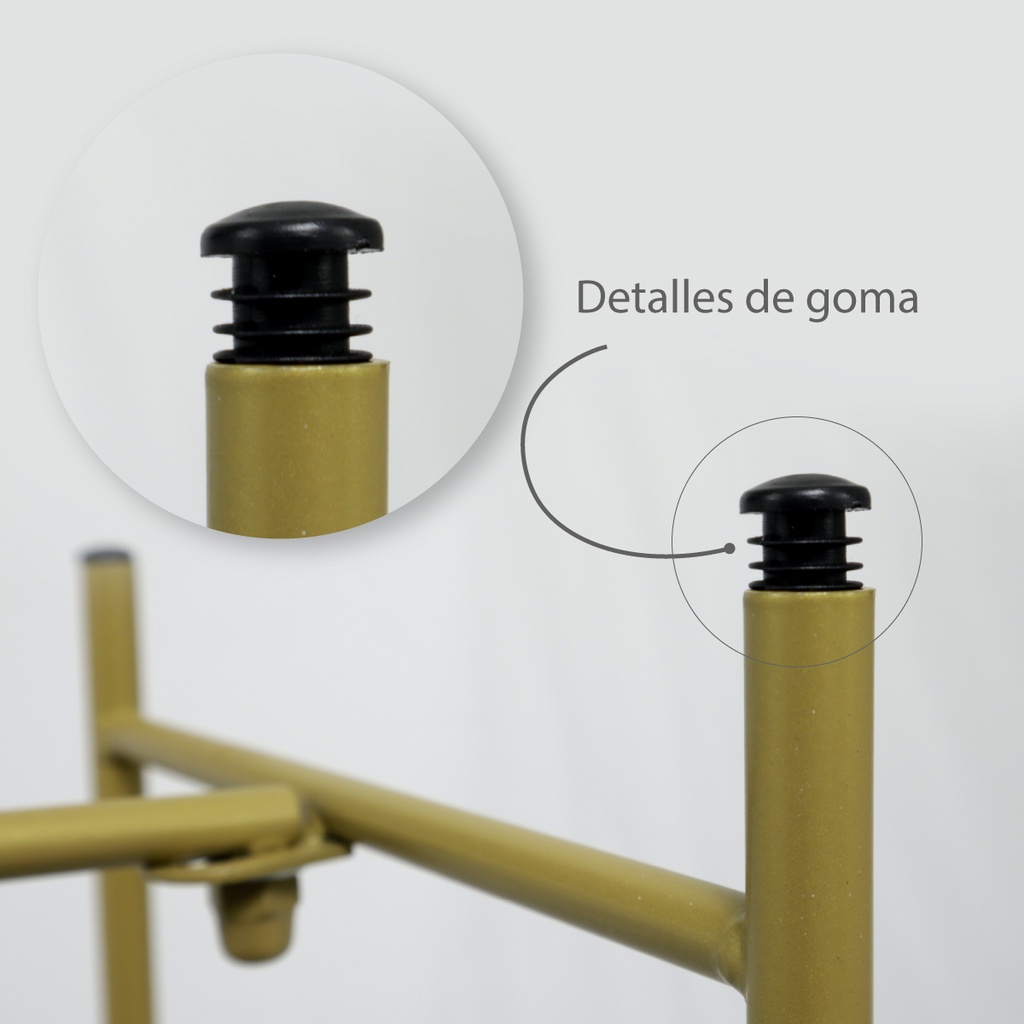 Mesa auxiliar 2 niveles moderna Soporte para macetas (90cm alto)