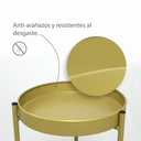 Mesa auxiliar 2 niveles moderna Soporte para macetas (90cm alto)