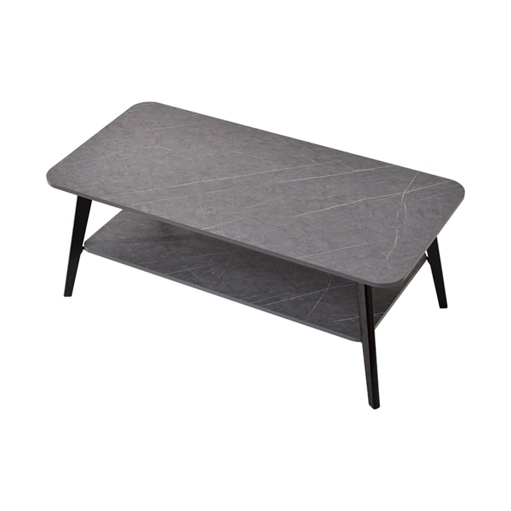 Mesa de Centro Minimalista Rectangular Gris
