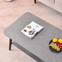 Mesa de Centro Minimalista Rectangular Gris