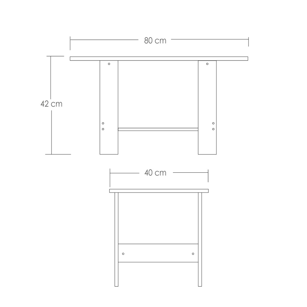 Mesa de Centro para Sala de Estar Maple Canadiense