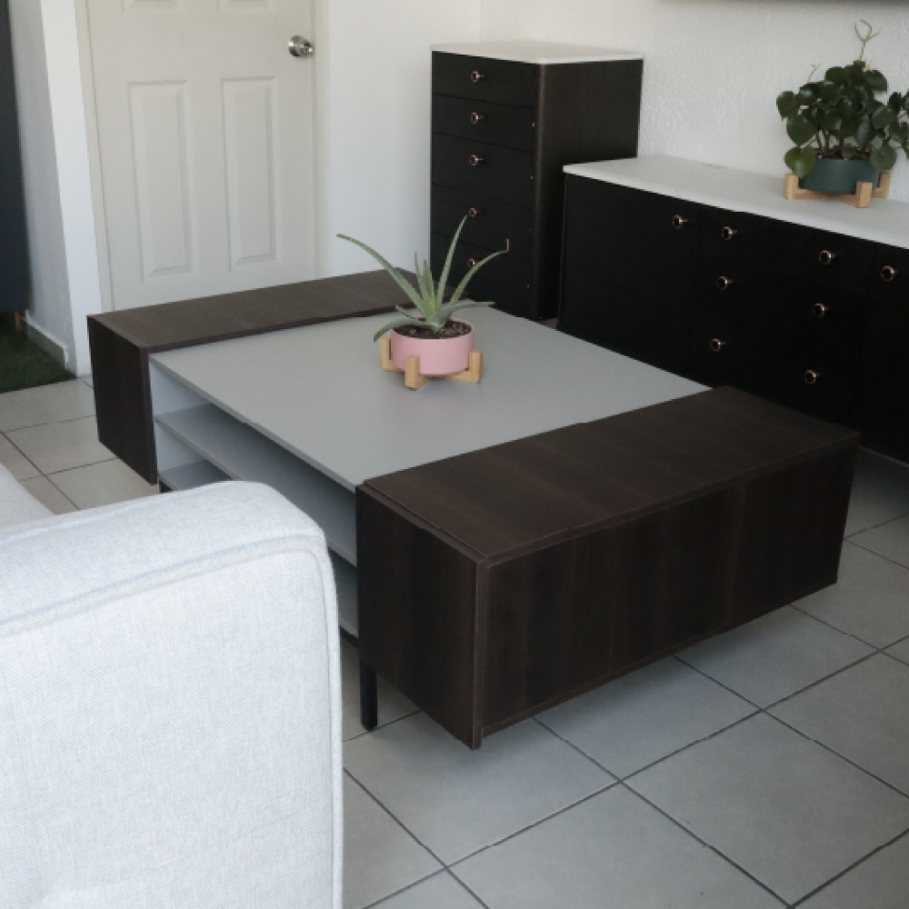 Mesa de centro italiana gris