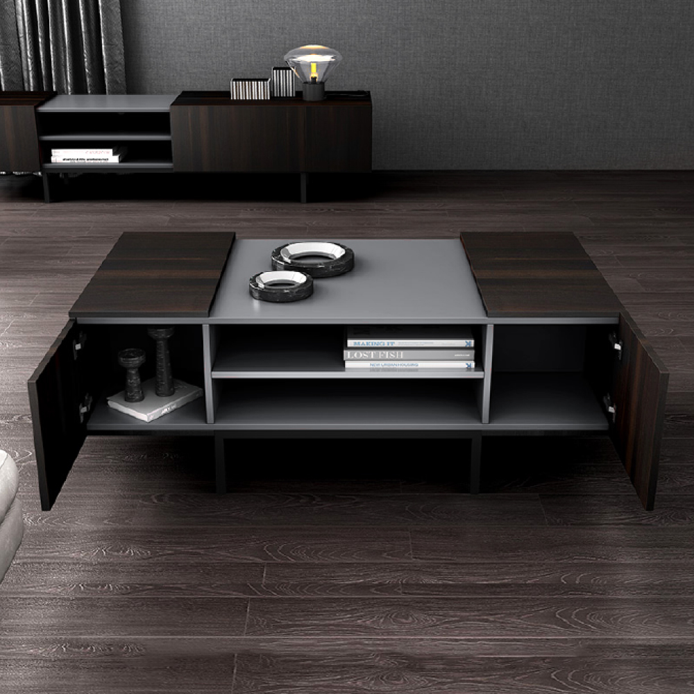 Mesa de centro italiana gris
