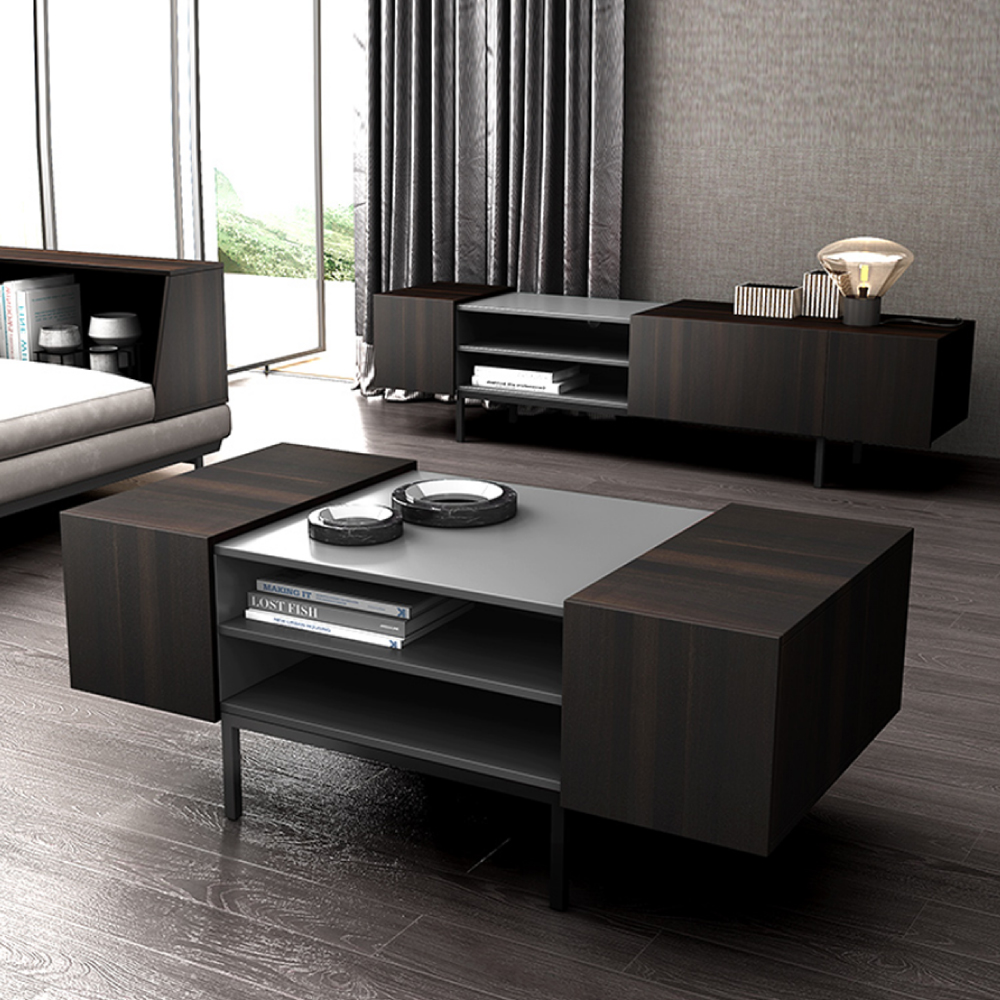 Mesa de centro italiana gris