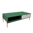 Mesa de centro pop/verde 1