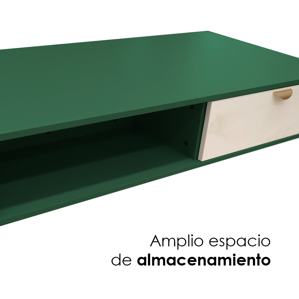 Mesa de centro pop/verde 1