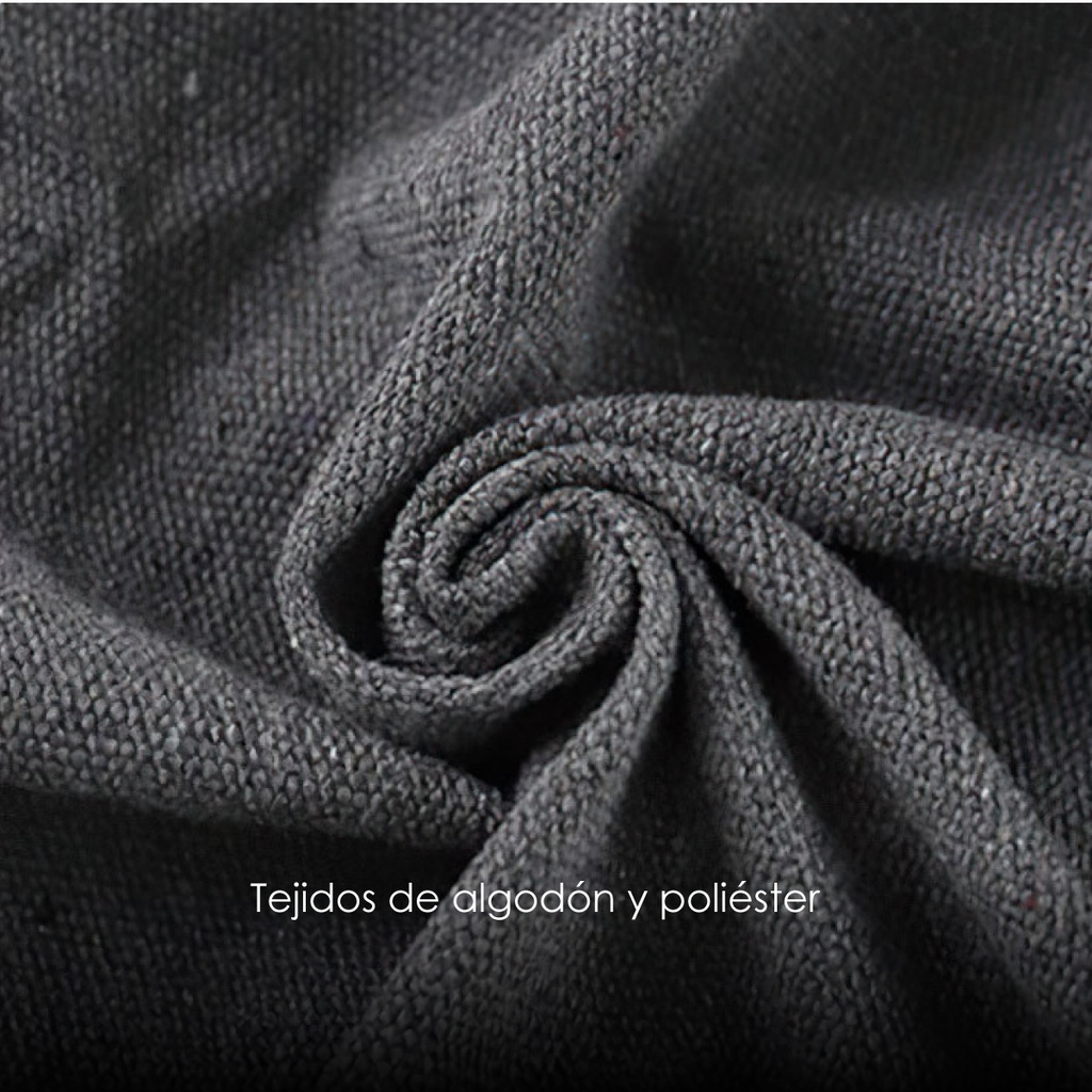 Silla colgante de algodón con cojín para exteriores e Interiores Gris Claro