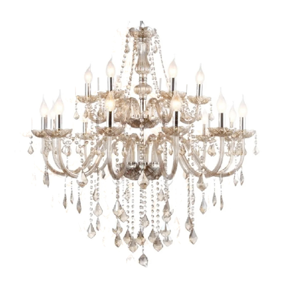Lámpara candil de cristal candelabro 12 6 focos