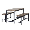 Juego de comedor 3 piezas con banca