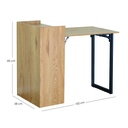Escritorio Plegable con estante