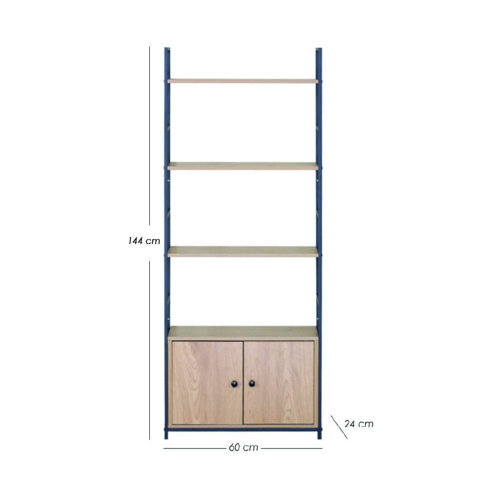 Librero organizador Tokio color maple