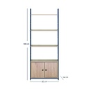 Librero organizador Tokio color maple