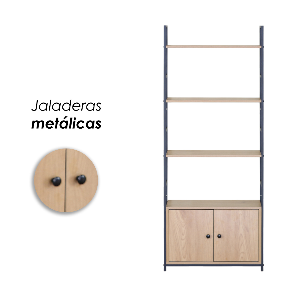 Librero organizador Tokio color maple