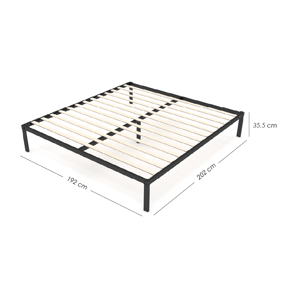 Base de Cama-Ind de Madera King