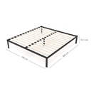 Base de Cama-Ind de Madera King