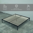 Base de Cama-Ind de Madera King