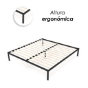 Base de Cama-Ind de Madera King