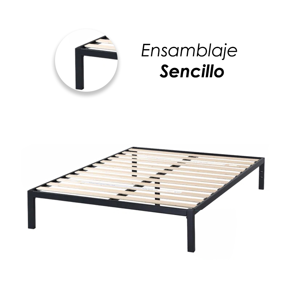 Base de Cama-Ind de Madera King