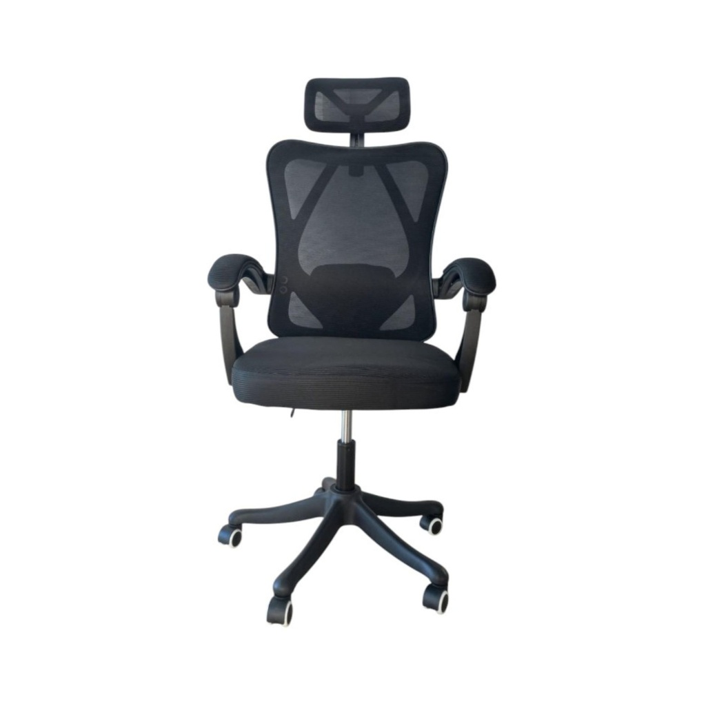 Silla Para Oficina Ergonomica con Soporte Lumbar Negro