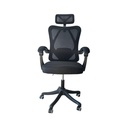 Silla Para Oficina Ergonomica con Soporte Lumbar Negro