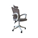 Silla Para Oficina Ergonómica con Soporte Lumbar Blanca