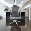 Silla Para Oficina Ergonómica con Soporte Lumbar Blanca