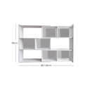 Librero organizador Ilios Innova Retráctil Blanco
