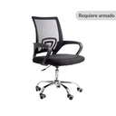 Silla para oficina ergonómica Negra