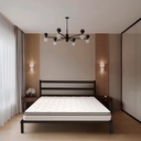Base con Cabecera Cama-Ind de Madera King