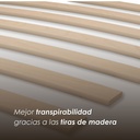 Base con Cabecera Cama-Ind de Madera King