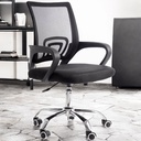 Silla para oficina ergonómica Negra
