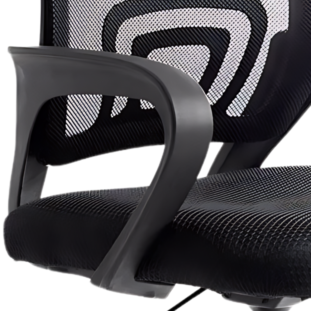 Silla para oficina ergonómica Negra